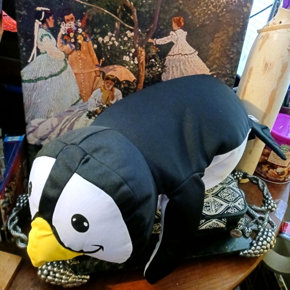 Penguin Stuffed Animal Plushie - Penguin  Swimwags-Plush Toy,Nice Gift🎁Giving.